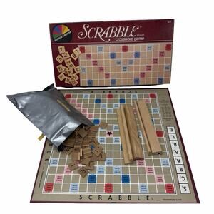 1983 Scrabble Brand Crossword Game #17 Vintage Selchow & Righter Missing Manual